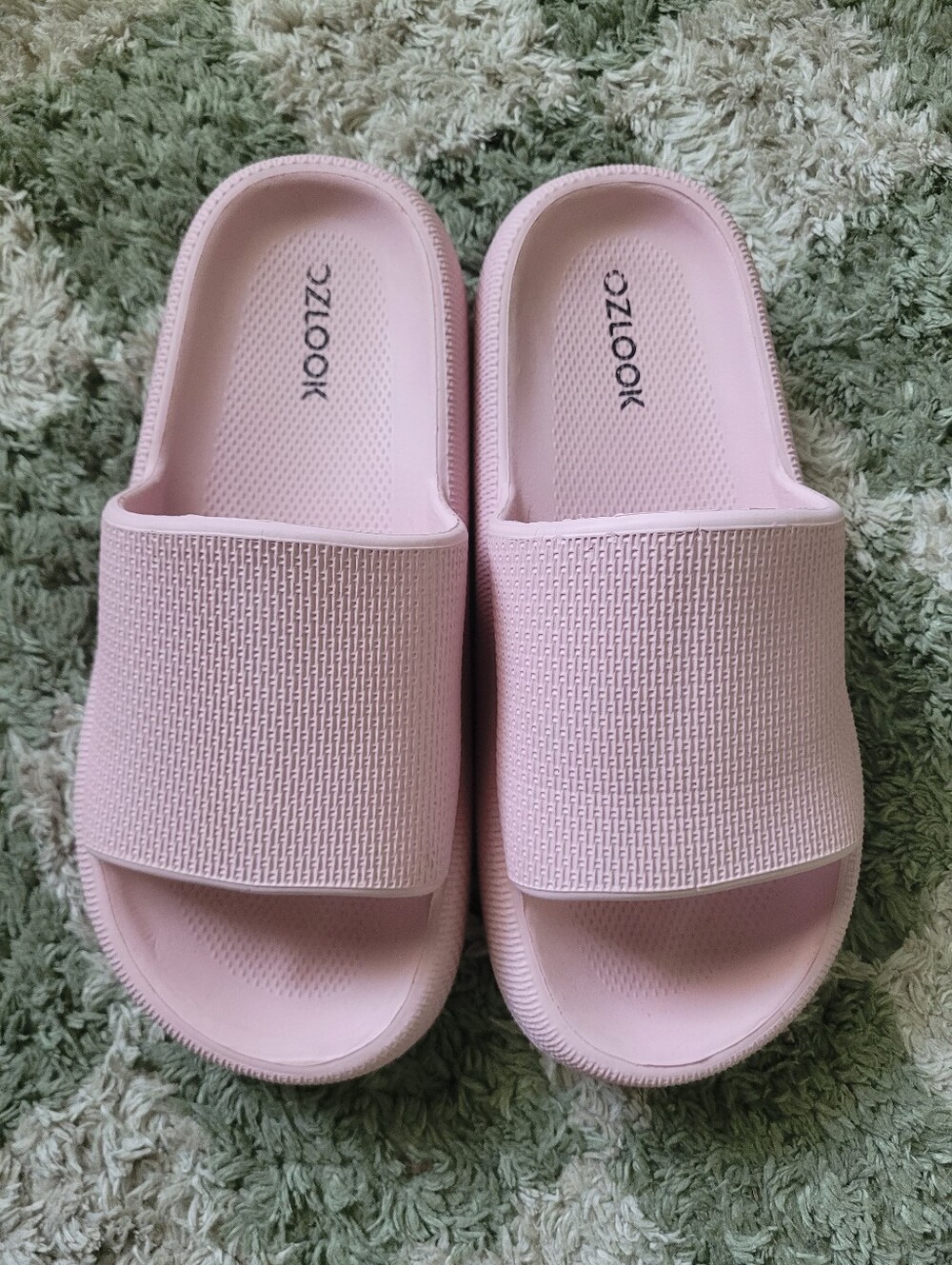 Pink Ozlook Slide Sandals